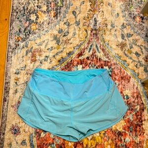 Light Blue lululemon highrise 2.5in